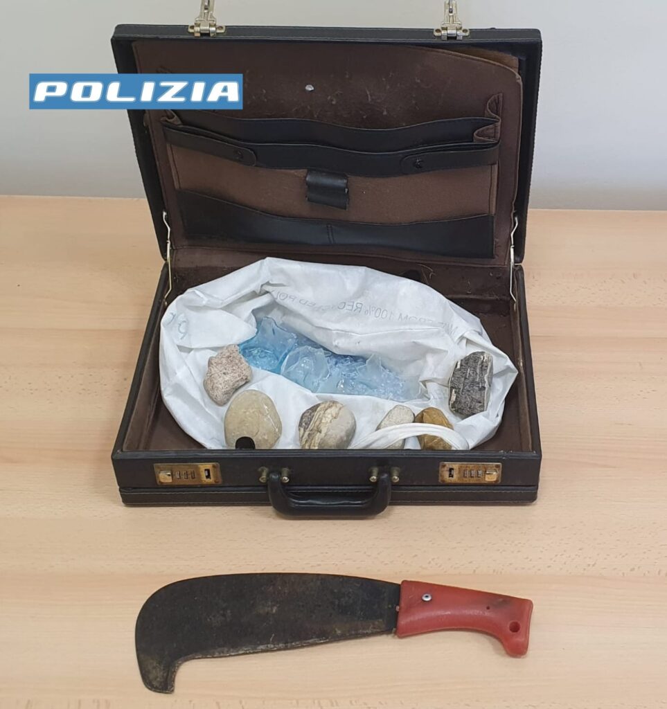 CAPUA, BLOCCATO 30ENNE TROVATO CON UNA RONCOLA IN TRENO