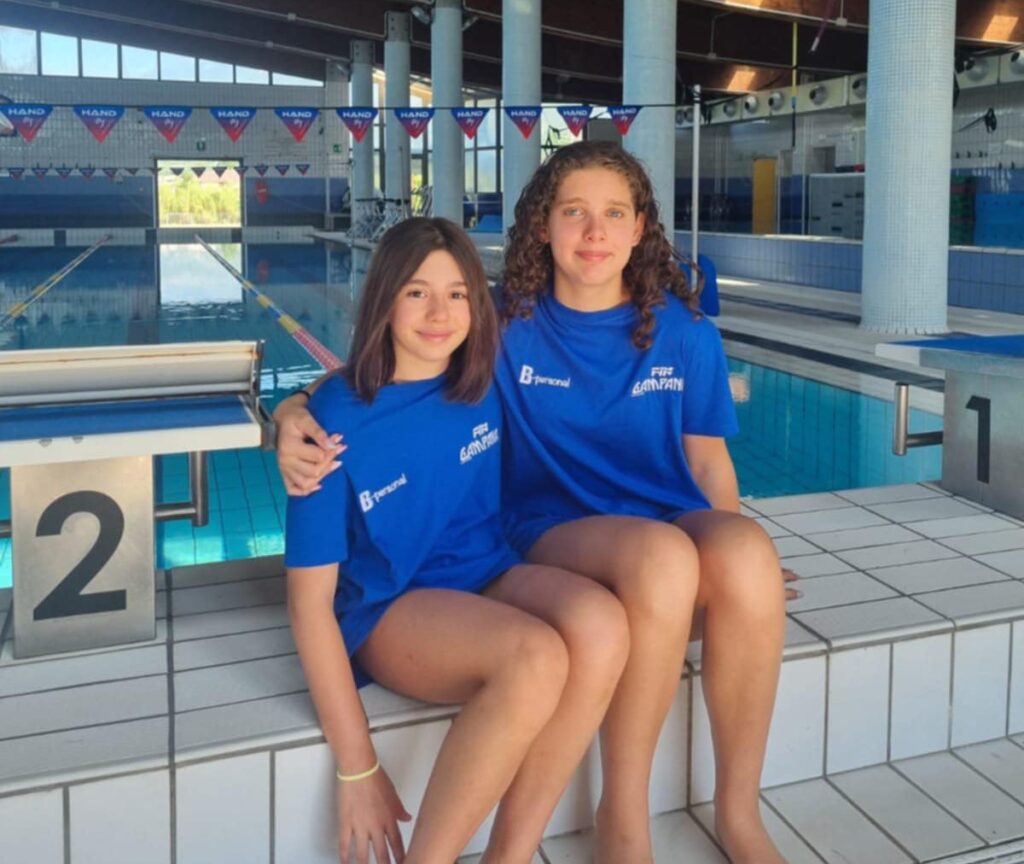 PIEDIMONTE MATESE, DUE NUOVI TALENTI DEL NUOTO, CARLOTTA DE LUCA E ILEANA DEL GIUDICE ALLA FASE NAZIONALE DEL TROFEO DELLE REGIONI
