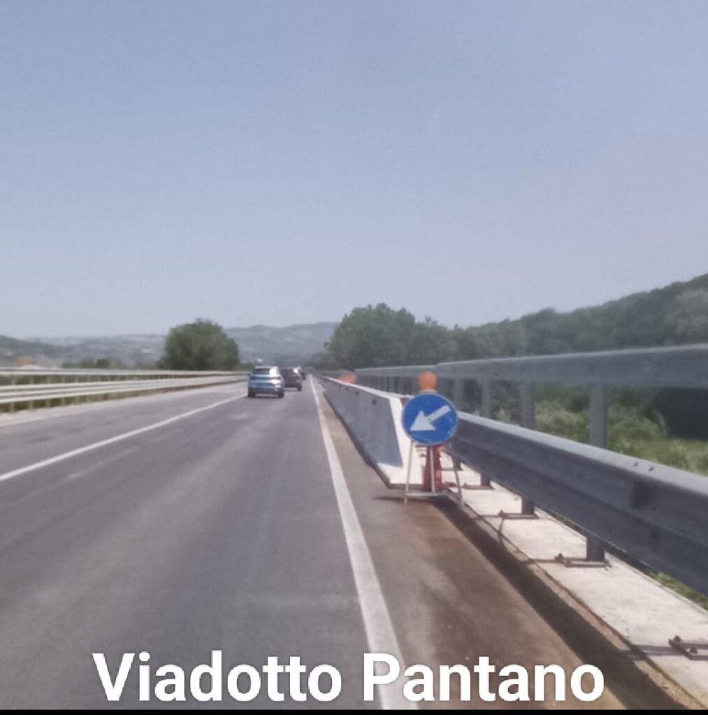 TELESINA, TRATTO PARZIALMENTE CHIUSA SUL VIADOTTO PANTANO FRA PAUPISI E PONTE DAL 9 AL 20 PER LAVORI