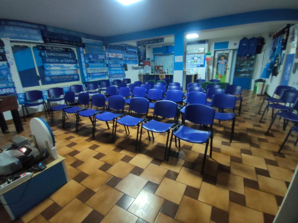 IL CLUB NAPOLI PIEDIMONTE MATESE RINNOVA LA SUA SEDE : UN LUOGO DI PASSIONE E MEMORIA AZZURRA