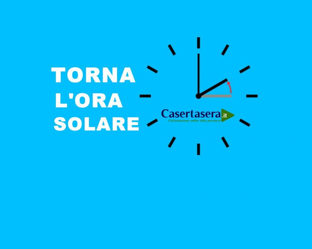 STANOTTE TORNA L’ORA SOLARE: LANCETTE INDIETRO DI UN’ORA, PIÙ LUCE AL MATTINO E GIORNATE PIÙ CORTE
