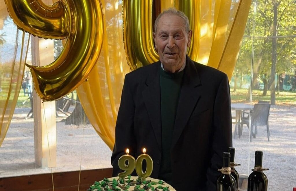 RIARDO, I 90 ANNI DI GAETANO. AUGURI