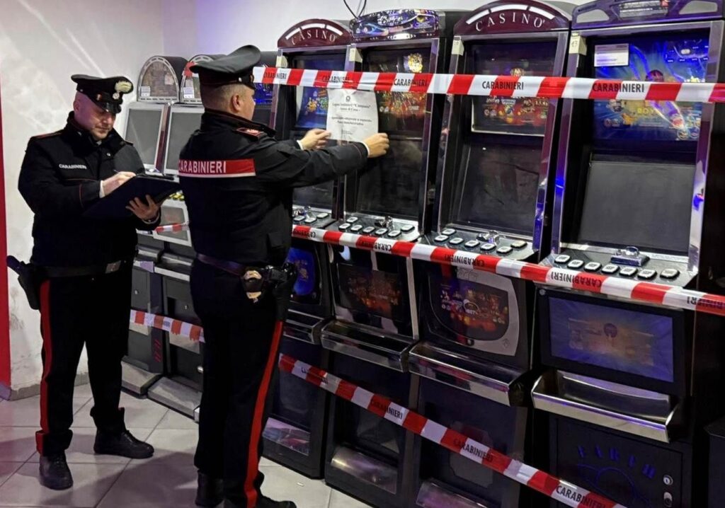 CONTROLLI DEI CARABINIERI E AGENZIA DELLE DOGANE E DEI MONOPOLI DI STATO CONTRO IL GIOCO ILLEGALE