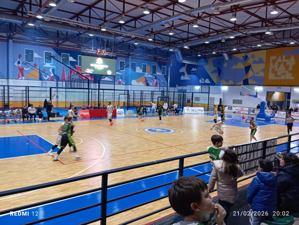 PALLACANESTRO, MATESE-SARNO 68-81, PERDE LO SCONTRO AL VERTICE MA LA SERIE B È ANCORA ALLA PORTATA DELLA FAAM