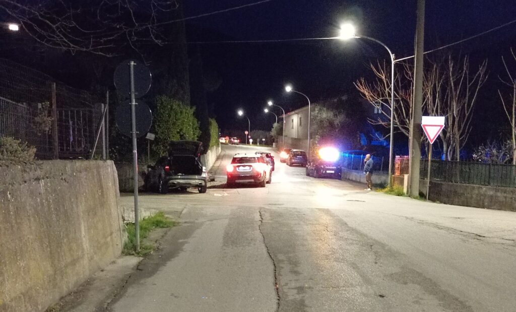 PIEDIMONTE MATESE, SCHIANTO NEI PRESSI DELL’OSPEDALE, COINVOLTE DUE AUTO DI GROSSA CILINDRATA
