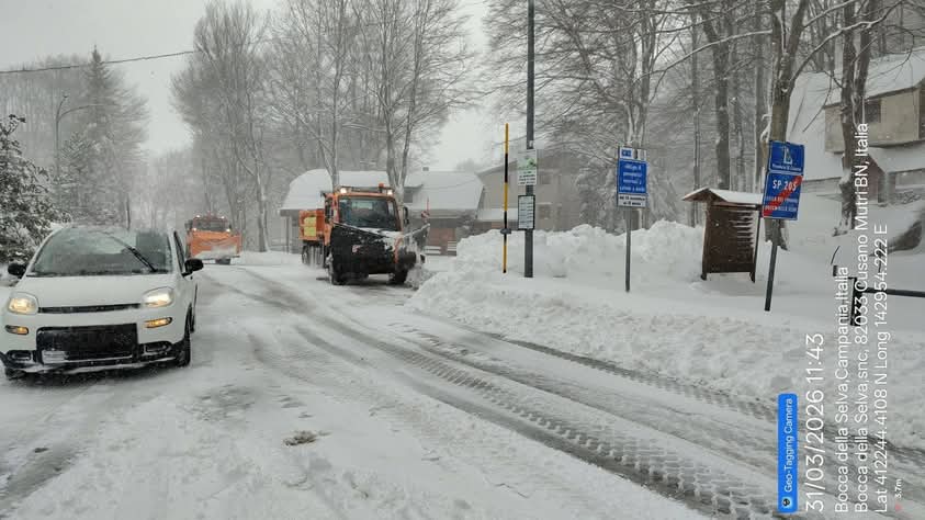 PIEDIMONTE MATESE, CONTINUA IL MALTEMPO, ANCHE BLACK OUT ELETTRICI