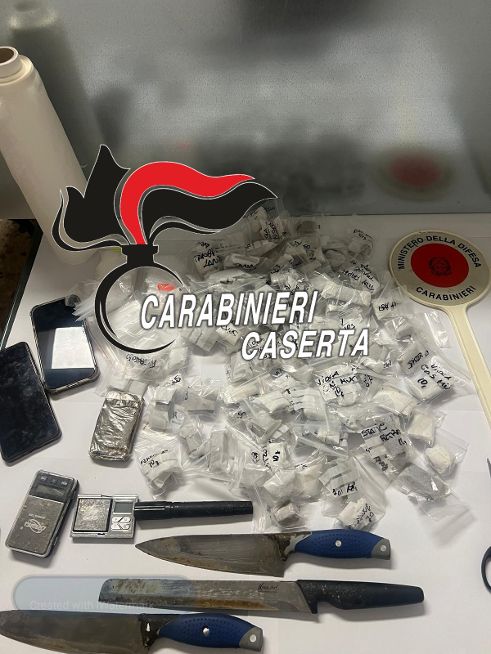 MAXI SEQUESTRO DI HASHISH NEL CASERTANO: ARRESTATO UN GIOVANE A CASALUCE