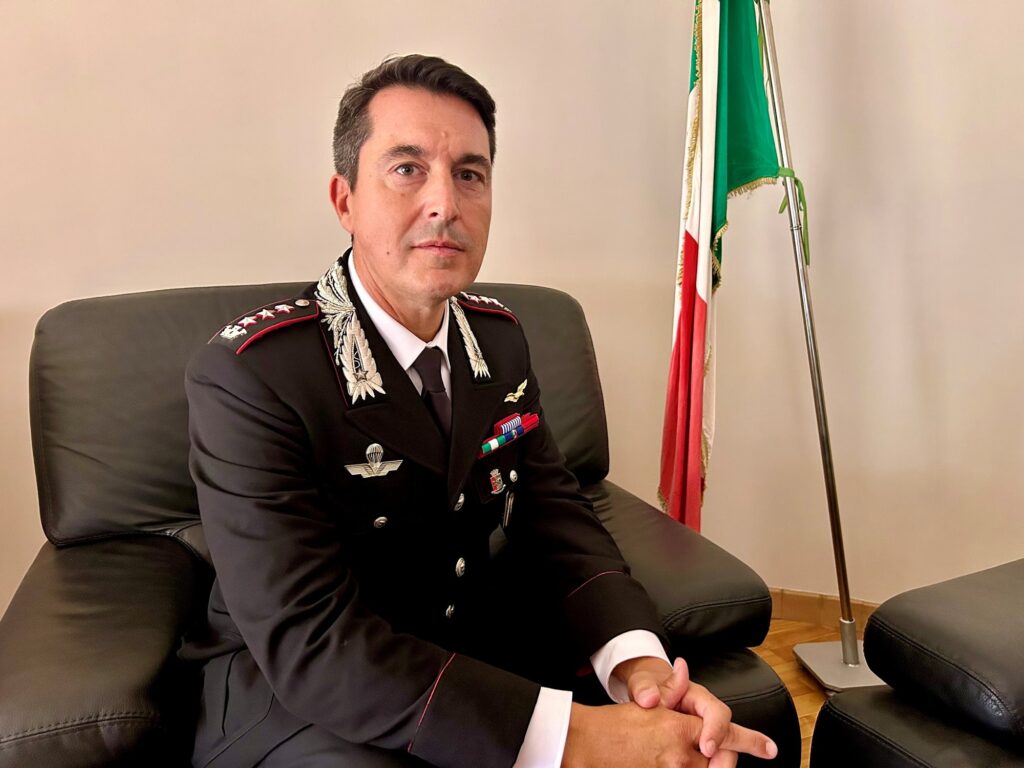 IL COLONNELLO FEDERICO SCARABELLO AI VERTICI DELL’ARMA PROVINCIALE DI CASERTA