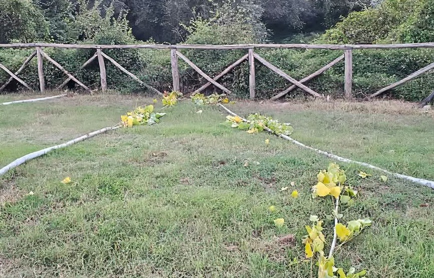 AMOROSI, VANDALIZZATO IL PARCO DEL VOLTURNO