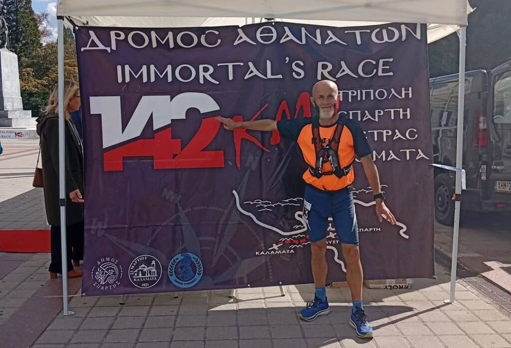 ROBERTO BOIANO, 142 CHILOMETRI IN GRECIA PER LA CORSA DEGLI IMMORTALI