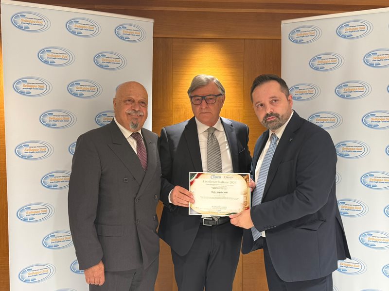 “ECCELLENZE 2026”, PREMIATO ALLA CAMERA ANCHE IL PRESIDENTE DI CASERTASERA ANGELO MILO